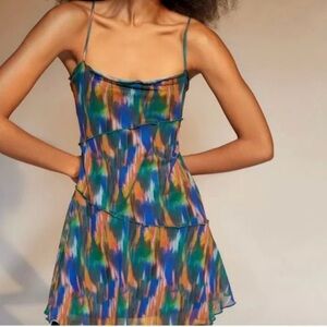Urban Outfitters Multicolor Spaghetti Strap Dress